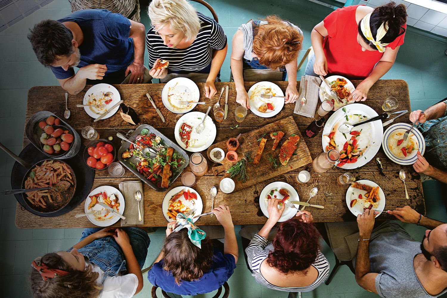 gathered around a dining table 126554 1